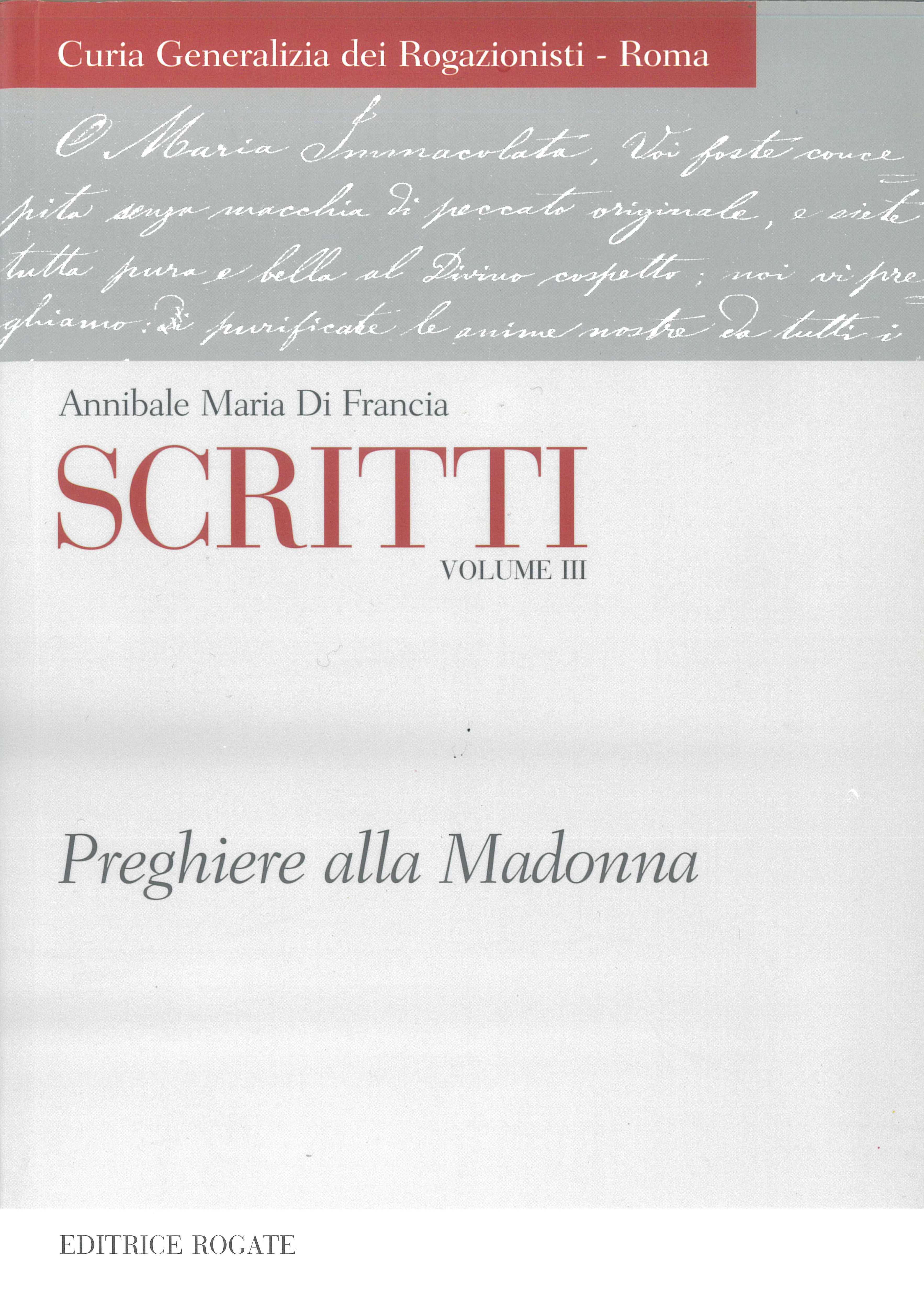 Volume III - Preghiere alla Madonna